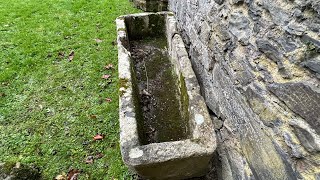 Knights coffin in 1400s Welsh abbey