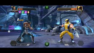 Practice session 1 - VALKYRIE 6* R4 against Wolverine | MCOC