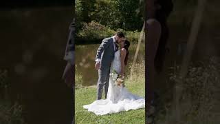 Bride and Groom at the Wilds in Bloomington