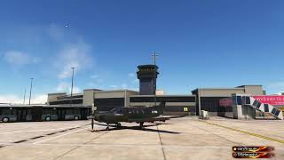 Landing at Leeds Bradford V2 by Orbx in the SWS PC12!