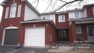 88 Locheland Crescent   Nepean, ON