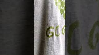 Konten sampah #15 ecoprint pounding kaos bekas #shorts #shortvideo