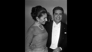 MARIA CALLAS AND GIUSEPPE DI STEFANO LOS ANGELES 1974 IMPROVED