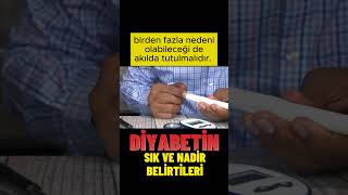 Sık ve nadir görülen diyabet semptomları #shortsvideo