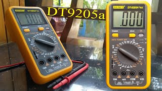 DT9205a Digital Multimeter Functions and testing