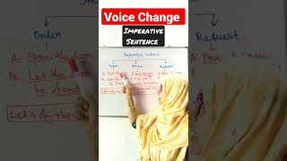 Voice Change of Imperative Sentence. #shorts #ytshorts #viral #viralshorts #voice_change #grammar