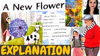 A New Flower | Explanation in Hindi | Grade 3 | Gems English Reader