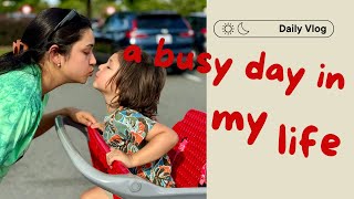 VLOG- busy day of editing ad taking care of my toddler | The Sinha Fam