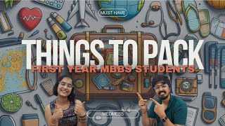 THINGS TO PACK for First Year Medical Students | MBBS Abroad #medicalschool #kazakhstan #musthaves