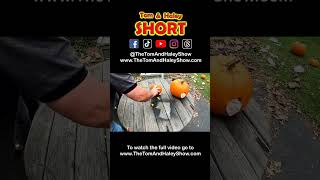 Smashing Pumpkin vs Machete - Epic Battle To The Death! The Tom and Haley Show S23Wb #shorts