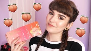 🍑TOO FACED SWEET PEACH PALETTE! ~ SWATCHES & FIRST IMPRESSIONS🍑