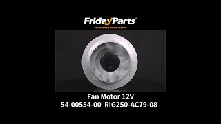 High-Quality 12V Fan Motor for Carrier Xarios Supra | Fast Delivery | FridayParts