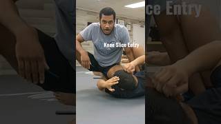 How to Enter a Knee Slice from Open Guard #nogi #bjj