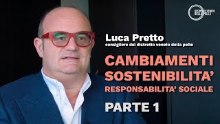 Cambiamenti, sostenibilità e responsabilità sociale:  la visione di Luca Pretto. Parte I