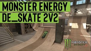 Counter-Strike 2 Workshop Maps - Monster Energy Skate 2v2 Skate Park themed - CS2 Basic Overview