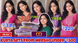 MEESHO Rakshabandhan Special Kurta Set Haul | Meesho Kurta Set Under ₹500 |#meesho#meeshohaul