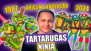 A ORIGEM E EVOLUÇÃO DAS TARTARUGAS NINJA (1987 - 2024) - DUBLEI O LEONARDO NA NOVA SÉRIE! 🍕