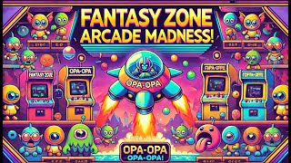 Fantasy Zone Arcade Longplay - Full game no commentary🚀🌟