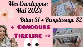 Épargnes: Enveloppes Budget de la semaine + remplissage + Concours #budgetplanner #enveloppes #cash