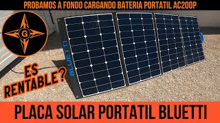 SI ES SOLAR ES BUENO PARA EL PLANETA PLACA SOLAR PORTATIL 350W DE BLUETTI  GINESSOT