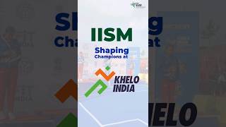 IISM & Khelo India: Where Education Meets Action! #kheloindia #iism #sportsmanagement #internship