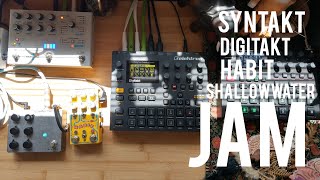 Elektron Digitakt,syntakt,shallo water,chase bliss audio habit,microfreak jam 29/5/22 14:20 looper