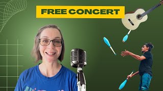 How far can she stretch $5,000?? Organising a free concert in a small country town.