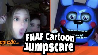 Omegle JUMPSCARE PRANK - FNAF Meets Cartoon