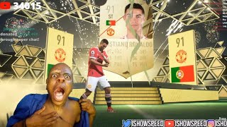 ISHOWSPEED PACKS RONALDO THEN GETS HIS HAIR BACK