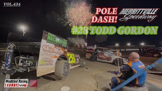 Pole Dash at Merrittville Speedway onboard with Todd Gordon #444memorial #2024