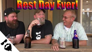 Black Cherry 🍒🍎Apple Cider Tasting w/ GEORGE and JESSE!🍺