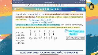 SEGUNDÃO - SEMANA 13 (M2) - Rui Lima - Probabilidades (Eventos independentes)