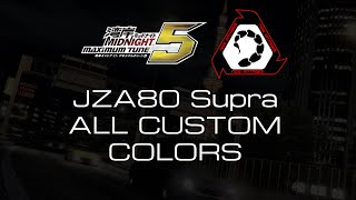 WMMT5 - JZA80 All 30 Custom Colors