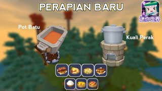 Perapian & Makanan Makanan Baru - Mini World Creata | Mr Mini