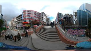 4K VR 360 Virtual Walking tour Ankara City Center Karanfil and Yuksel Streets