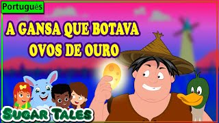 A GANSA QUE BOTAVA OVOS DE OURO desenho animado