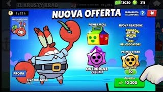 NEW SKIN TICK MR.KRAB🤩🎁NEW UPDATE BRAWL STARS🤩🧽