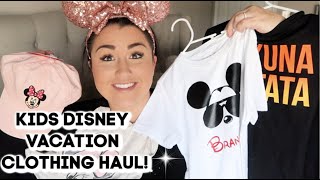 BABY/KIDS DISNEY VACATION CLOTHING HAUL // Mama Approved