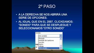 Poner audio en Power Point 2003 y mandarla por correo. (Rápido)