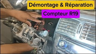 Démontage et Réparation Compteur vitesse R19