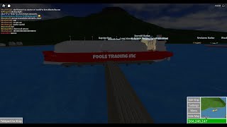 Roblox Shipping Lanes Using The LNG Gas Ship