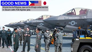 Big Surprise! 100 pilots from the Philippines, Japan and the US begin combat exercises in Guam