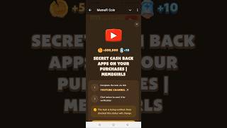 Secret Cash Back Apps On Your Purchases || Memefi Daily Combo