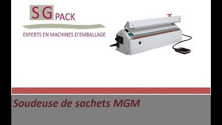 Soudeuse de sachet à cycle automatique MGM