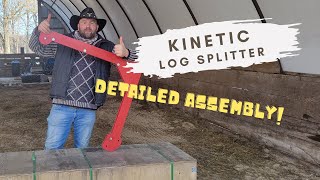 Full Assembly & Test Run: Red Runner RRF40TL - 40 T Kinetic Log Splitter  | Farm Life