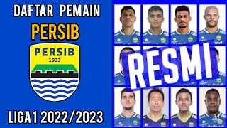 Daftar Skuad Pemain Persib Bandung Liga 1 2023 - BRI Liga 1 2022/2023