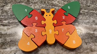 Butterfly toy learn numbers and colours