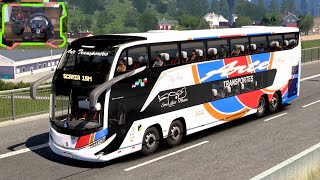 Euro Truck Simulator 2 | Smooth Bus Run on Highway | Logitech G29 & Shifter