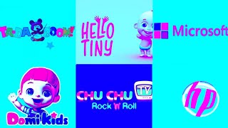 Best logo Compilation Effects: TADA BOOM, HELLO TINY, Chu Chu Tv, , domi kids logo Effects