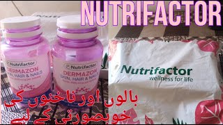 Nutrifactor hair skin nails reviews// biotin tablets for hair growth